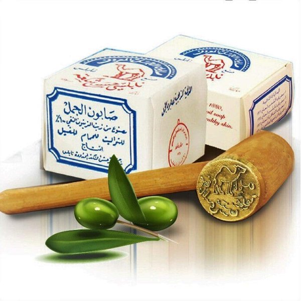 Original Al Jamal Soap Bars Virgin Olive Oil Organic Natural Traditional Holy Land Handmade~ Nablus (Count 2)
