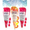 Red Gummy Bears (2) Wild Cherry (1) Juicy Jumbo Peach Rings (NET WT 32 OZ) Gourmet Kruise Signature Gift Bags Gummi