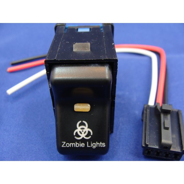 Fits The Jeep® 1997-2006 TJ/LJ Rocker Switch- Zombie Lights Logo