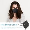 ChiSip KN95 Face Mask 20 Pcs, 5-Ply Cup Dust Safety Masks, Breathable Protection Masks Against PM2.5 for Men & Women, Black
