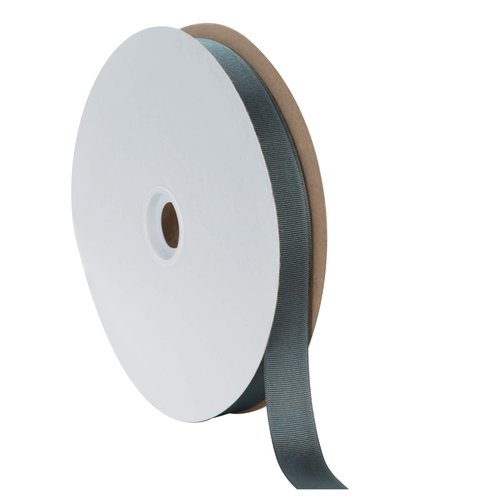 Berwick Offray 7/8" Grosgrain Ribbon, Pewter Gray, 100 Yards