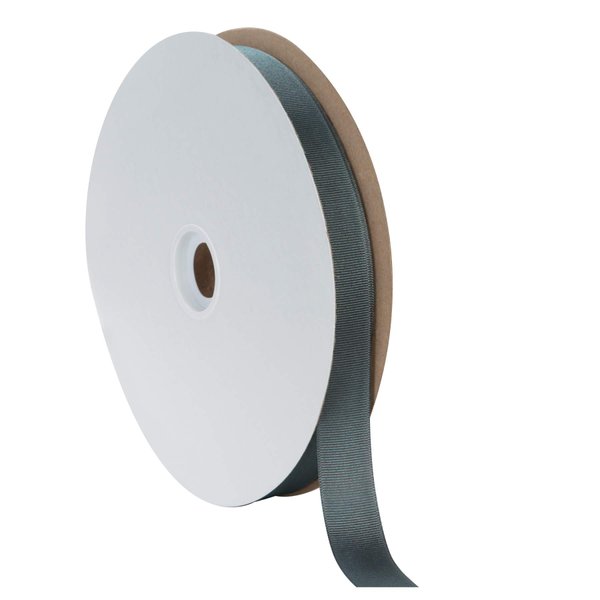 Berwick Offray 7/8" Grosgrain Ribbon, Pewter Gray, 100 Yards