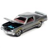 1976 Plymouth Volare Road Runner Silver Cloud Metallic with Stripes OK Used Cars Series Limited Edition to 18056 Pieces Worldwide 1/64 Diecast Model Car by Johnny Lightning JLMC028-JLSP197B