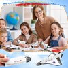 40 Pack Space Shuttle Gliders Plane Flying Toys Foam Space Airplane Glider Outer Space Party Favors Birthday Party for Kids