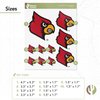 University of Louisville Sticker Cardinals U of L Cards Stickers Vinyl Decals Laptop Water Bottle Car Scrapbook T3 (Type 3-1)