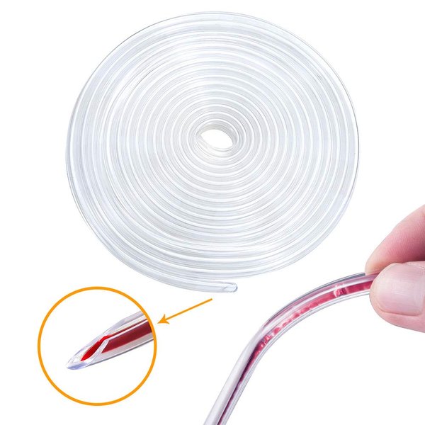Eytool Car Door Edge Protectors,Car Edge Trim Rubber Seal Protector with U Shape Car Protection Door Edge Guard Fit for Most Car (16FT,Clear)