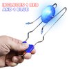 ArtCreativity Retro Light Up Gyro Wheels Set for Kids- 2, 8.5 Inch Gyroscope Rail Twisters Mesmerizing Spinning Lighting Effects, Spinning Top autism toys, sensory toys for kids, Gift for boys & Girls