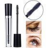 3 Pcs 7.5ml Refillable Eyelash Serum Bottles Clear Mascara Tubes Eyebrow Brush Tube Eyelash Cream Container Vials with Eyelash Wand Mini Funnels and Leak Stoppers