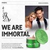 Immortal NYC Matte Look Hair Wax - 8 out of 9 Holding Ability, Matte Finish - All Natural Water-Based Hair Wax for Men - No Residue, All Hair Types