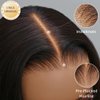 UNICE Bye Bye Knots Wig Yaki Kinky Straight Bob Wigs Human Hair Pre Bleached Invisible Knots 7x5 Lace Front Wigs Human Hair Pre Everything Glueless Wigs Pre Plucked Pre Cut Lace 14 inch