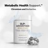 Codeage GLP-Advantage+ Supplement - Metabolic & GLP-1 Activity Support - Chromium, Berberine, Green Tea, Gymnema, Curcumin, Taurine, Resveratrol - Weight Management & Gut Health, Non-GMO - 60 Capsules