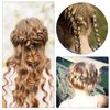 10 Pcs Mini Diamond Hair Claw Clips,Small Hair Clips Flower Hairpins Hair Accessories for Women,Girls,Sweet Mini Barrettes Hair Styling Accessories for Photograph,Daily,Party,Wedding (black)