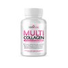 Multi Collagen Pills with Hyaluronic Acid and Vitamin C, Biotin - Type I, II, III, V, X Hydrolyzed Collagen Protein; Healthy Hair, Skin, Nails, Joints -120- Collagen Peptides Capsules for Women & Men