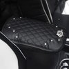 Diamond Center Console Cover Bling Arm Rest Cover for Car Armrest Cover Women Girl 7.5" x 11",Black