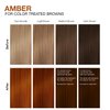Celeb Luxury Gem Lites Duo Color Depositing Colorwash Shampoo & Conditioner Set + Bondfix Bond Rebuilder, Semi Permanent Hair Color, Vegan Hair Dye, Amber Copper Brown