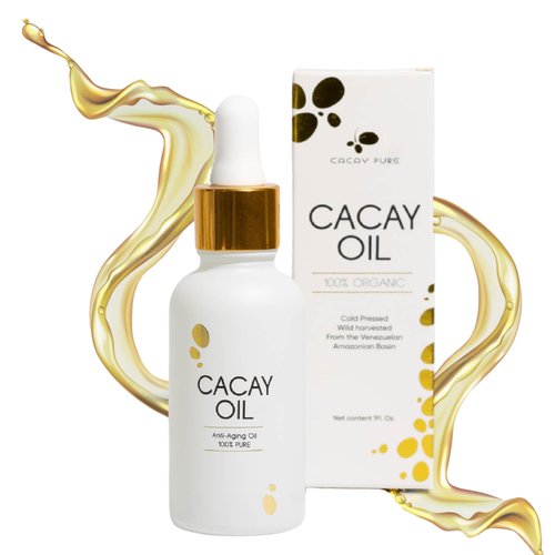 Cacay Oil Serum – Natural Anti-Aging Serum - Retinol Serum for Skin, Hair, Facial Oil - Vitamin E Oil, Antioxidant Rich - Hair Growth, Face Oil, Lip Oil – Organic Face Serum for Acne Scars - 1 Fl Oz