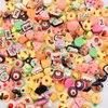 50pcs Miniature Stuff Mini Food Toys Dollhouse Accessories Doll House Kitchen Furniture Tiny Micro Cooking Miniatures Hamburger Cake Dessert Donut