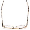 Kate Spade New York Women's Jodie Rectangular Reading Glasses, Milky Tortoise 15, 50 mm + 1.5