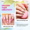 Beetles Summer Gel Nail Polish, 20 Colors Cat Eye Gel Polish Bright Pink Blue White Black Green Purple Spring Pastel Gel Polish Set with 3Pcs Base Top Coat Gel Holiday Nail Gift for Girls Women