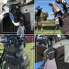 STICKIT Magnetic Golf Bag Landing Pad I Metal Bag Clip for Quick and Easy Use of Magnetic Golf Gear & Accessories with Convenient Positioning on Your Golf Bag