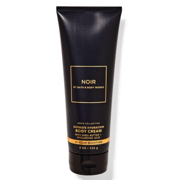WHITE BARN - Bath & Body Works - Men's Collection - 4 Piece Bundle with Gift Bag Hello Handsome (Noir)