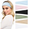 Huachi Headbands for Women Non Slip Women's Fashion Headbands Wide Headbands for Women's Hair Head Band Short Hair for Workout Yoga Sports Exercise Sweatbands Summer Hair Accessories Elastic Hair Band