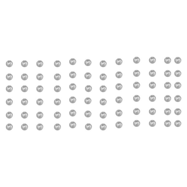 Syhonic Crystals Stickers Fake Nose Stud,Silver Self Adhesive Tragus Nose Stud, Non Piercing Body Jewelry for Women/Girls(60 Pcs/Sheet)