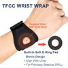 JOMECA Wrist Brace for TFCC Tears, Wrist Band with Ring Pad for Ulnar Sided Wrist Pain, DRUJ Instability, Support Repetitive Wrist Use Injury, Fit Right & Left Hand (S/M)