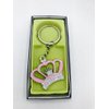 12PC Pink Baby Shower Favors Crown Princess Table Decoration Girl Keychains
