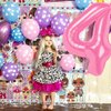 40 Inch Number Balloon 8, Pink Foil Balloons 8 Big Balloon, 8th Pink Party Supplies, 8 18 80 Birthday Balloons for Woman Girl,Wedding Anniversary