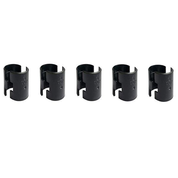 WAFJAMF 10 Pack Wire Shelving Shelf Lock Clips for 1" Post- Shelving Sleeves Replacements for Wire Shelving System