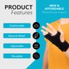BraceAbility Ulnar Gutter Splint - Hand Support Brace for Metacarpal and Boxer's Fracture Treatment, Broken or Jammed Pinky and Ring Trigger Finger Pain Relief, Right or Left Immobilizer Cast (L)