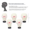 STUDIO LIMITED Tripod Mannequin Head Wig Stand with Canvas Block Head DIY Wig Making Set (23" Set)