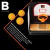 Black Series Motorized Basketball Mini Arcade Game, Indoor Tabletop Game, Moving Basketball Hoop, 3 Speeds, 3 Balls, Digital Scoreboard & Sound Effects, Fun Kids & Family Game, Toys for Boys Ages 8+