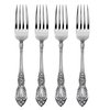 Oneida Wordsworth Set of 4 Dinner Forks, Silver