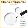 Creaglam Blooming Gel Nail Polish: Marble Natural Stone Clear Blossom Gel Polish for Women at Home Art Design - 15ml Nail Gel Spreading Effect - UV LED DIY Nail Salons Color Flower Watercolor Magic