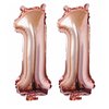 11th Birthday Decorations Party Supplies, Jumbo Rose Gold Foil Balloons for Birthday Party Supplies,Anniversary Events Decorations and Graduation Decorations Sweet 11 Party,11th Anniversary