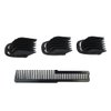 3 Piece Set (9mm 12mm 16mm) Haircut Blade Guards for Philips Norelco Multigroom MG3748 MG3750 MG3757, with Small Beard Comb Black by Huoptl