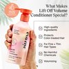 Eva NYC Lift Off Volume Conditioner, Moisture-Rich Volumizing Hair Care for Fine Hair, Daily Hair Conditioner for Thick and Full Locks, GMO-Free & Color-Safe Volumizing Hair Products, 8.8 oz