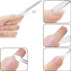 8 Pack Cuticle Pusher Set Stainless Steel Cuticle Remover Kit Professional Nail Polish Remover Nail Art Care Tools for Women and Girls Fingernail and Toenails (4 Pcs/Set)