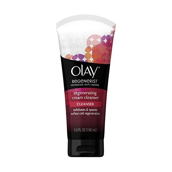Olay Regenerist Cream Cleanser, Regenerating, 5 Ounce (2 Pack)