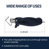 stedi Round Cable Stripper, With Adjustable Cutting Depth, for Fast and Precise Jacket Removal Cable Stripper, Round Cable Slitter with Smooth Incision and No Damage to The Core, 0.18-1''