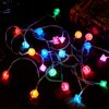 Wettarn 10 ft LED Dice String Lights Dice Lights LED Dice Light up Dice Indoor String Lights Bedroom Extendable for Indoor, Outdoor, New Year, Wedding Party, Christmas Tree, Garden Decoration
