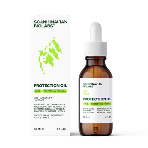 Scandinavian Biolabs Hair Protection Oil, Heat Protection Hair Styling Oil for Dry Hair 30 ml
