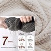 SURPRISE PIE Women Microfiber Hair Towel Wrap with Elastic Strap,Super Absorbent Anti Frizz Drying Turban for Curly, Long,Wet Hair- Beige