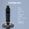 ITATOO Tattoo Gun for Beginners Cartridge Tattoo Machine Kit with Tattoo Inks Power Supply Tattoo Pen Kit WTK164(Black)