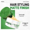 Immortal NYC Matte Look Hair Wax - 8 out of 9 Holding Ability, Matte Finish - All Natural Water-Based Hair Wax for Men - No Residue, All Hair Types