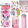 Huastyle Decorate Your Own Cute Water Bottle for Girls, Crafts for Girls Ages 6-8 8-12, Arts and Crafts for Kids 5 6 7 8 9 10 11 12 Year Old Birthday Christmas Gift