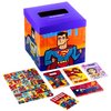 Hallmark Justice League Valentines Day Cards and Mailbox for Kids School Classroom Exchange (1 Box, 32 Valentine Cards, 35 Stickers, 1 Teacher Card)