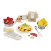 Janod - Pasta Mix - Pasta Set - Pretend Play Kitchen & Tea Set Toy - 58 Wooden, Cardboard and Felt Pieces Included - Water-Based Paints - 3 Years + J06598